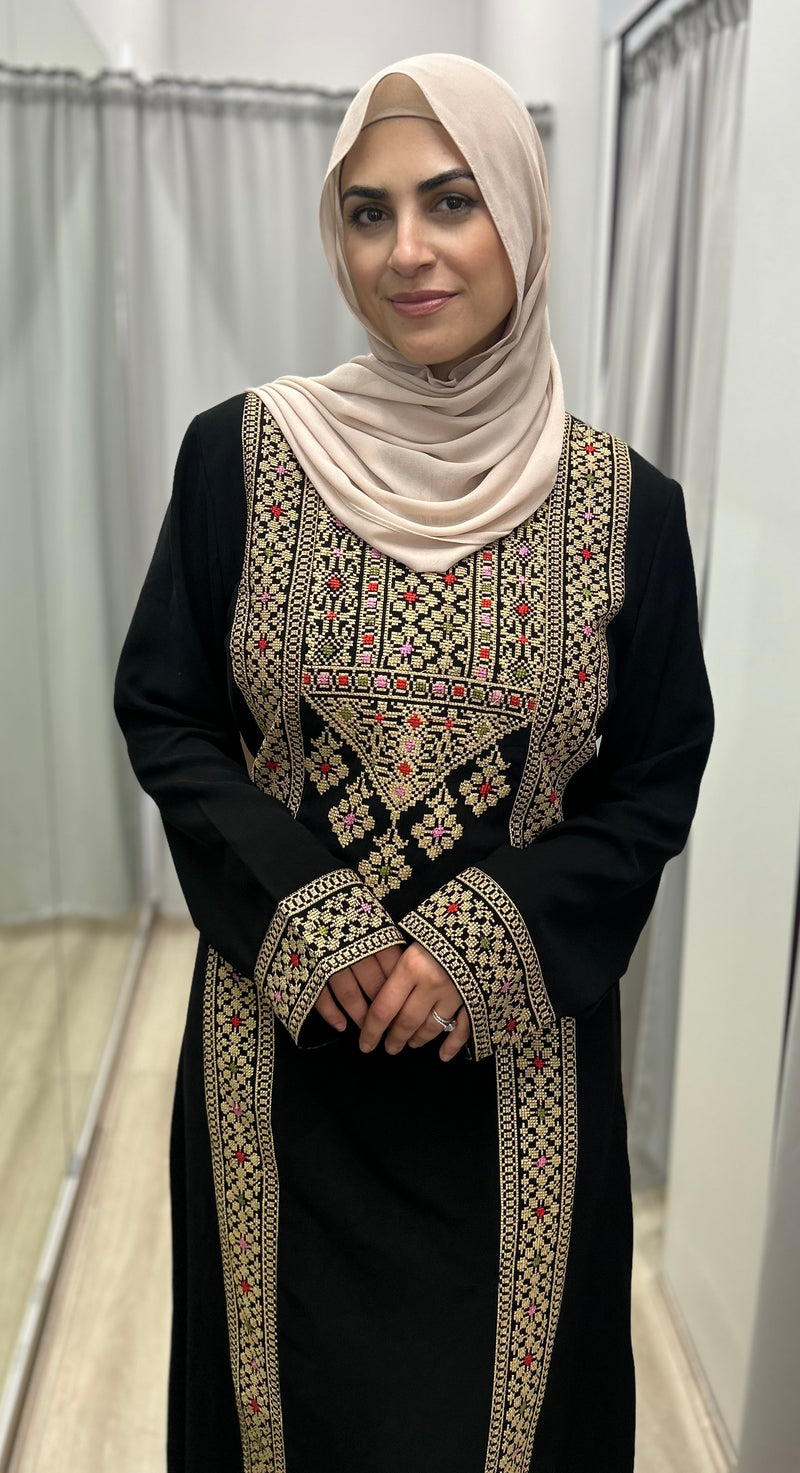Palestinian Traditional Abaya Nude