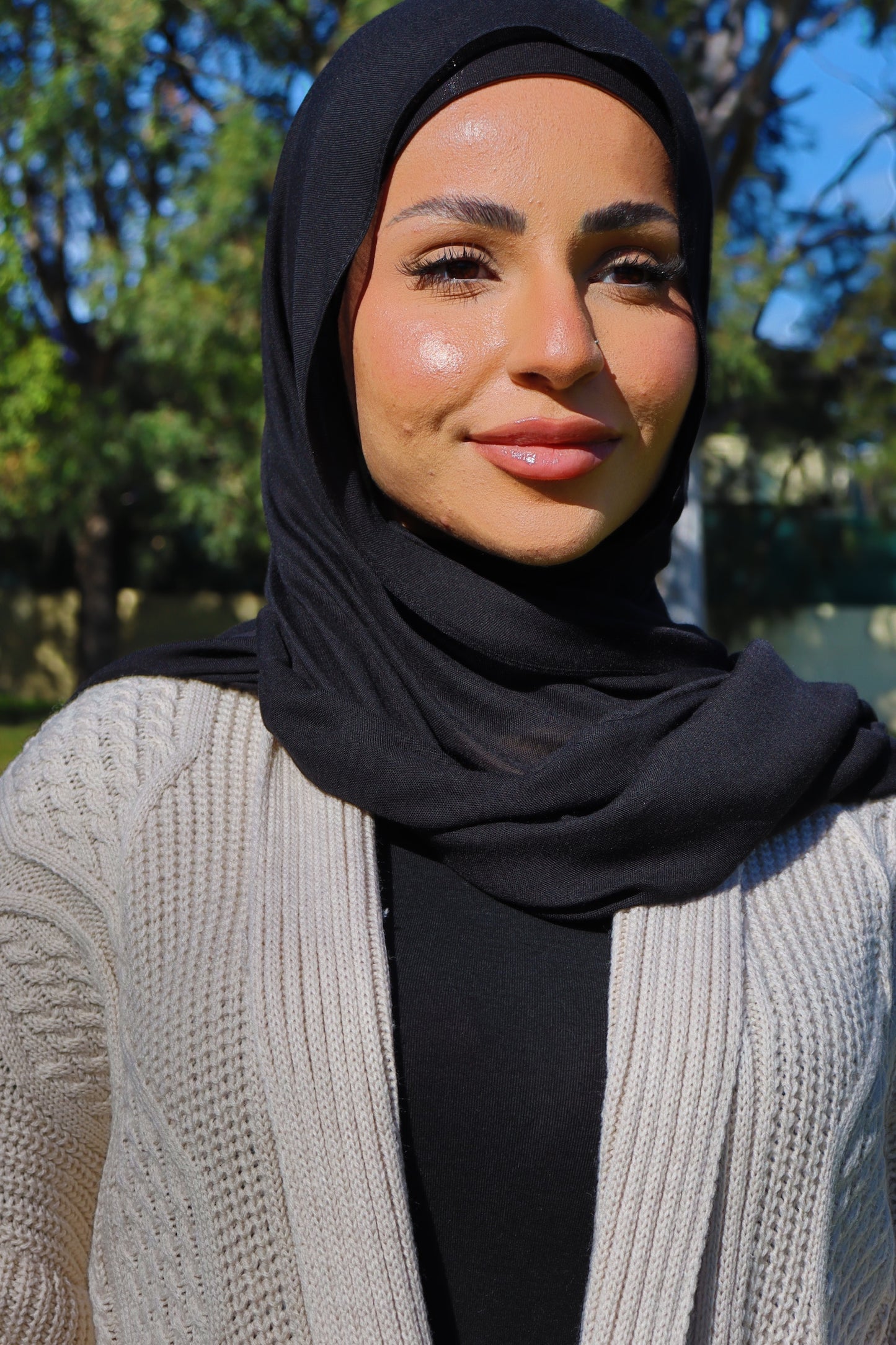 Viscose Scarf Set Black Dahila