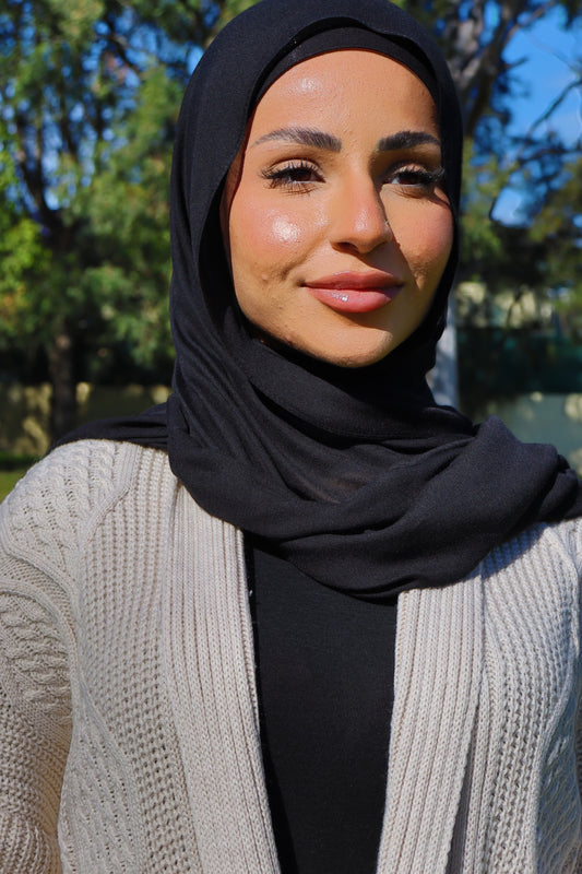 Viscose Scarf Set Black Dahila