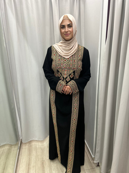 Palestinian Traditional Abaya Nude