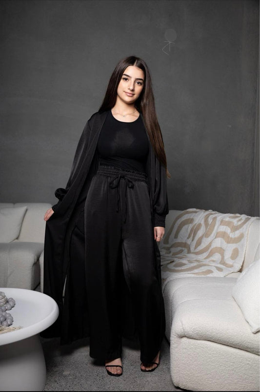 Rawa Satin Set Black