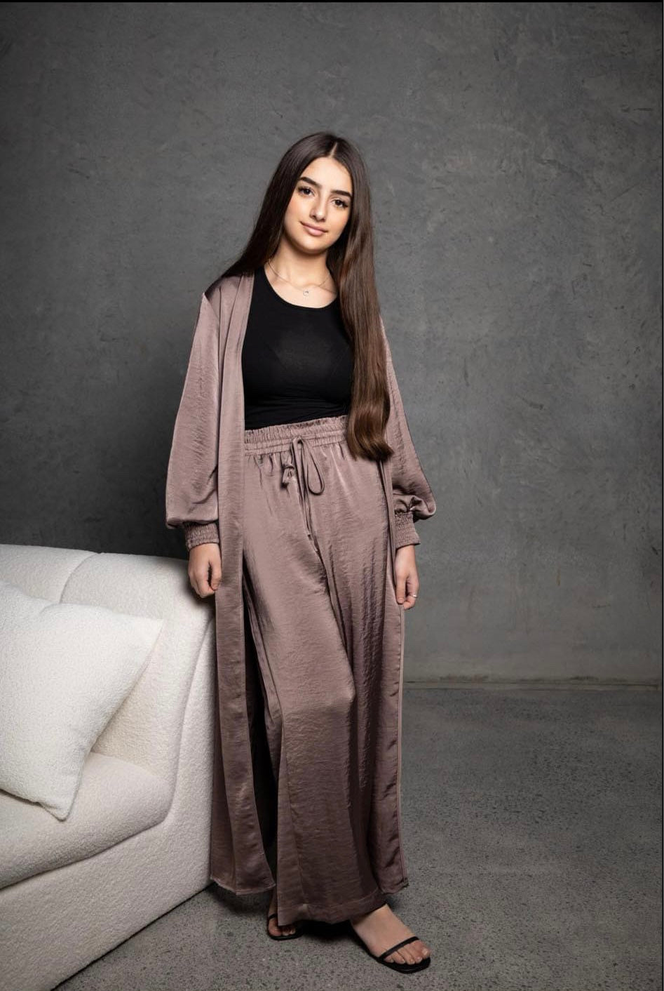 Rawa Satin Set Blush pink